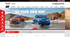 Desktop Screenshot of pattersoncheneyisuzuute.com.au